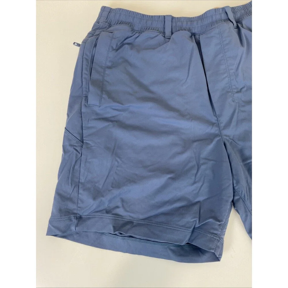Birddogs Uncle Bucks Khaki Lined Blue Shorts Men’s XXL EUC 7